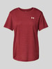 Under Armour T-Shirt mit Logo-Print Modell 'Tech Textured' Bordeaux