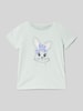 Tom Tailor Regular Fit T-Shirt aus reiner Baumwolle Mint