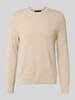 Marc O'Polo Regular Fit Strickpullover aus reiner Baumwolle Ecru
