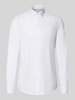 Jake*s Slim Fit Businesshemd mit extra langem Arm Weiss