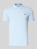 Lacoste Slim Fit Poloshirt aus reiner Baumwolle Hellblau