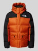 The North Face Parka pikowana z haftem z logo Miedziany