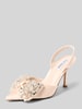 Steve Madden Pumps met siersteentjes en naaldhak Ecru