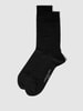 Christian Berg Men Socken mit Allover-Print im 2er-Pack Black