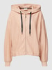 LIU JO SPORT Sweatjacke mit Plisseefalten Rose