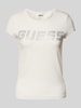 Guess Activewear T-Shirt mit Strasssteinbesatz Modell 'KIARA' Offwhite