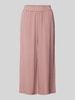 Pieces Wide leg stoffen broek met verkort model, model 'VINSTY' Mauve