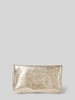 Abro Clutch mit Strasssteinbesatz Gold