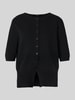 someday. Strickjacke aus Viskose-Mix mit 3/4-Arm Modell 'Tinala' Black