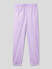 CHAMPION Hose mit Label-Detail Flieder