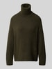 ICHI Strickpullover mit Rollkragen Modell 'KAMARA' Khaki