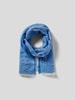 Lala Berlin Schal mit Muster-Mix Blau
