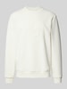 Lacoste Sweatshirt mit Label-Stitching Offwhite