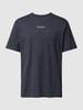 Marc O'Polo T-Shirt aus reiner Baumwolle Dunkelblau