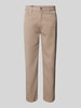 Emporio Armani Stoffhose mit 5-Pocket-Design Beige