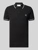 Calvin Klein Jeans Poloshirt mit Label-Stitching Black