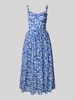 LACE & BEADS Cocktailkleid im Allover-Look Blau