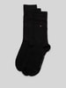 Tommy Hilfiger Socken mit Label-Detail im 3er-Pack Black