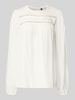 Vero Moda Regular fit blouse met lange mouwen van pure viscose, model 'DEBBIE' Wit