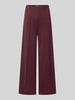 ICHI wide fit broek met viscose, model 'Kate' Bordeaux