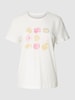 Tom Tailor T-shirt met all-over print Offwhite