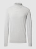 MCNEAL Strickpullover mit Rollkragen Hellgrau meliert