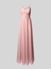 TROYDEN COLLECTION Avondjurk in wikkellook Rosé