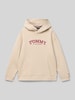 Tommy Hilfiger Teens Regular fit hoodie van katoenmix  Zand