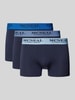 MCNEAL Boxershort met labelstitching in een set van 3 stuks Marineblauw