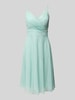 TROYDEN COLLECTION Cocktailkleid mit Taillenband Mint