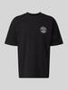 PEGADOR Oversized T-Shirt mit Label-Print Black