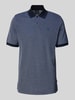 bugatti Poloshirt mit Label-Stitching Marine
