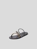 Ancient Greek Sandals Pantoletten mit Strasssteinbesatz Schwarz