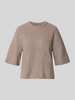 VERO MODA oversized pullover met wol model 'BOOM' Zand
