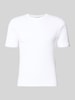 Jake*s Studio Men T-Shirt in Ripp-Optik mit Rundhalsausschnitt Weiss