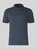 BOSS Orange Regular Fit Poloshirt aus Baumwoll-Mix Modell 'Passenger' Marine