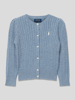 Polo Ralph Lauren Kids Gebreid jack met kabelpatroon Rookblauw