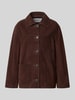 Marc O'Polo DENIM Regular fit leren jack van echt rundleer Donkerbruin