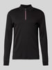 Tommy Hilfiger Regular Fit Poloshirt aus reiner Baumwolle Black