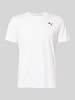 PUMA PERFORMANCE T-shirt met logo en ronde hals Wit