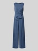 Vera Mont Jumpsuit mit Knotendetail Rauchblau