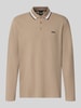 BOSS Green Regular Fit Poloshirt aus reiner Baumwolle Modell 'Plisy' Khaki