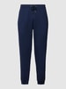 Christian Berg Men Sweatpants mit Label-Details Marineblau