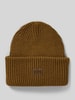 Helly Hansen Beanie met labelpatch Camel