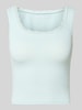Review Tanktop mit U-Ausschnitt Bleu