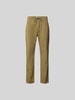 Closed Regular Fit Stoffhose mit Label-Detail Beige