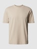 Windsor T-shirt z okrągłym dekoltem model ‘Sevo’ Beżowy