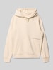 s.Oliver RED LABEL Regular Fit Hoodie aus Baumwoll-Mix Ecru