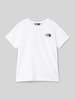 The North Face T-shirt van zuiver katoen Wit