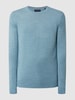 Christian Berg Men Pullover aus Merinowollmischung Schilf meliert